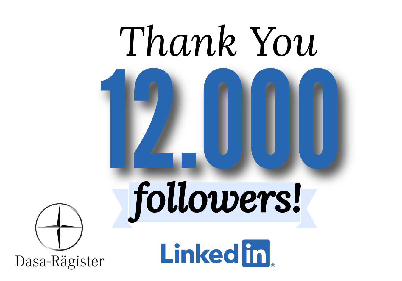 12000 followers