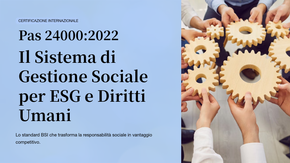 Sistema di Gestione Sociale per ESG e Diritti Umani 1